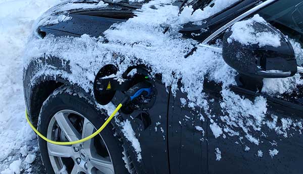 The impact of cold weather on an electric vehicle
